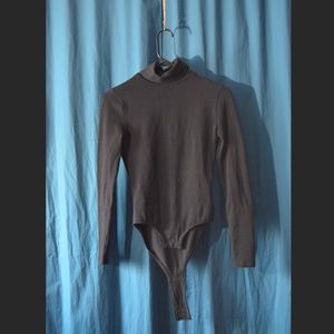 Black Madewell Turtleneck Bodysuit